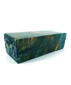 stab wood maple burl 100052 green blue