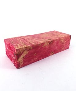 red stabwood block maple burl 100065