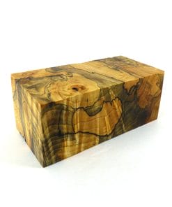 stab wood block natural resin 100086