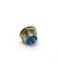 Clonetec 12mm raised switch - brass 3