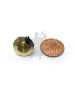 Clonetec 12mm raised switch - brass 4