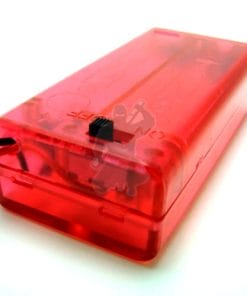 2xaa red transparent battery mod box with switch_2