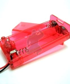 2xaa red transparent battery mod box with switch_3