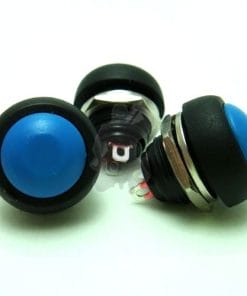 Blue pushbutton horn switch