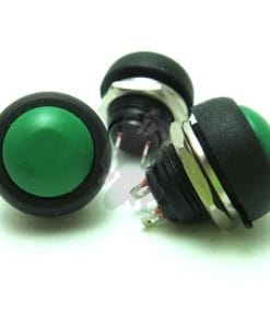 Green pushbutton horn switch