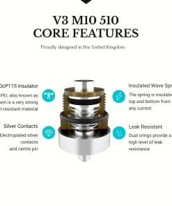 squonk 510 connector pin insulator by stealthvape