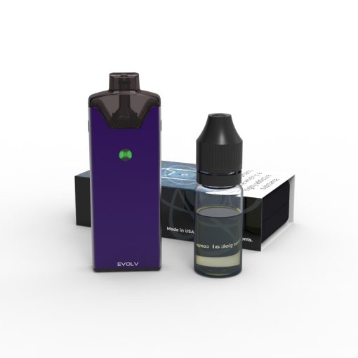 Evolv Reflex wtih 10ml bottle for scale