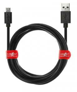 Juicebitz coiled 20awg micro usb cable