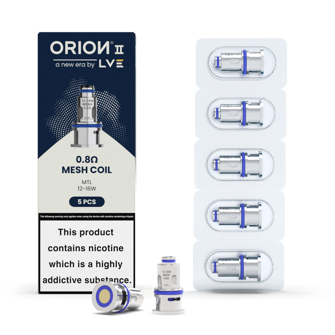 LVE Orion II Coils (Pack of 5) - MTL 0.8Ω - 5 Pack