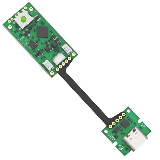 Steelabs DNA60C USB Flex Cable wired example