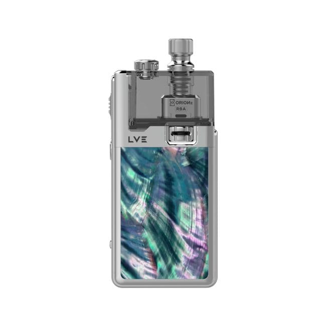 LVE Orion II Limited Edition Abalone pod system with RBA - Silver - Front View