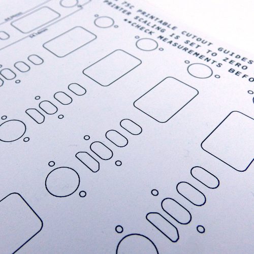 Evolv DNA75C Printable Templates